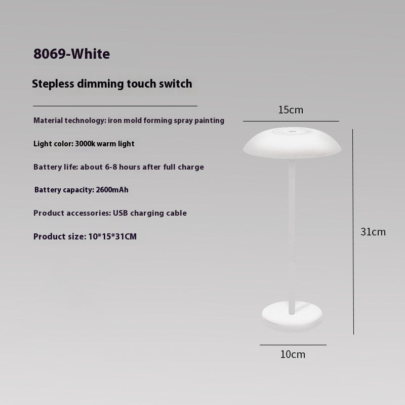 Dimming Touch Atmosphere Lamp – Oplaadbare en Dimbare Sfeerverlichting