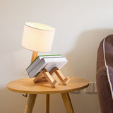 Woodie| Kreative Tischlampe aus Holz