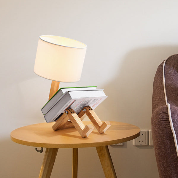 Woodie| Wooden Creative Table Lamp