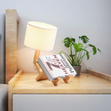 Woodie| Kreative Tischlampe aus Holz