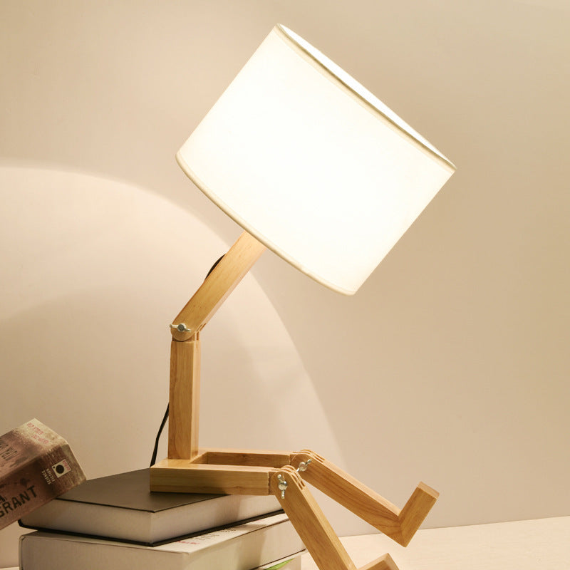 Woodie| Kreative Tischlampe aus Holz