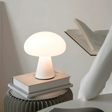 Scandinavische CreamStyle Dimbaar Paddenstoel Lamp - Oplaadbare Sfeerverlichting