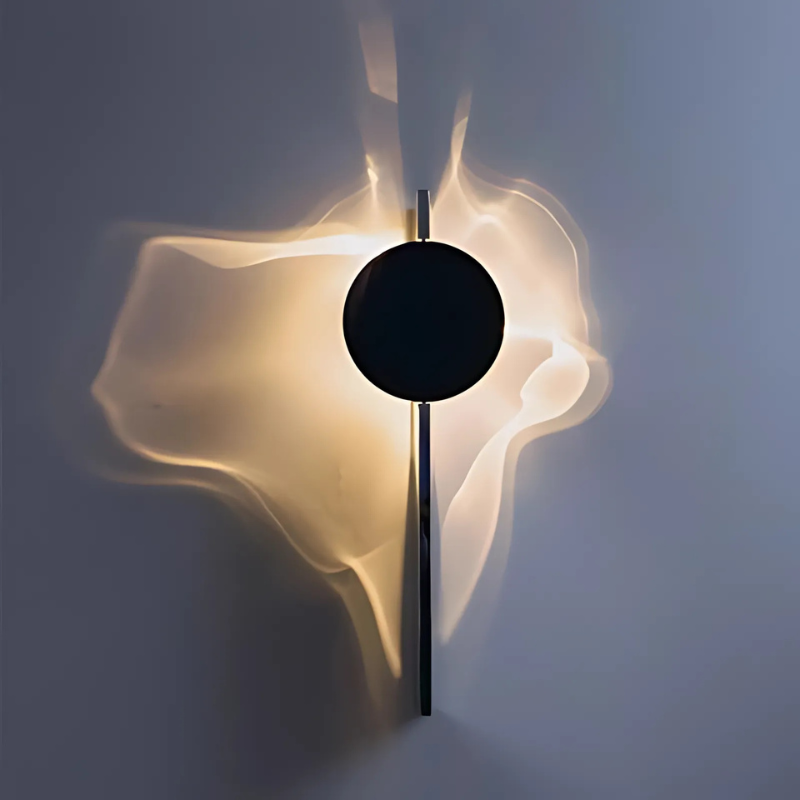 Wave | Nordic Moderne Minimalistische RVS Wandlamp voor Sfeervolle Verlichting