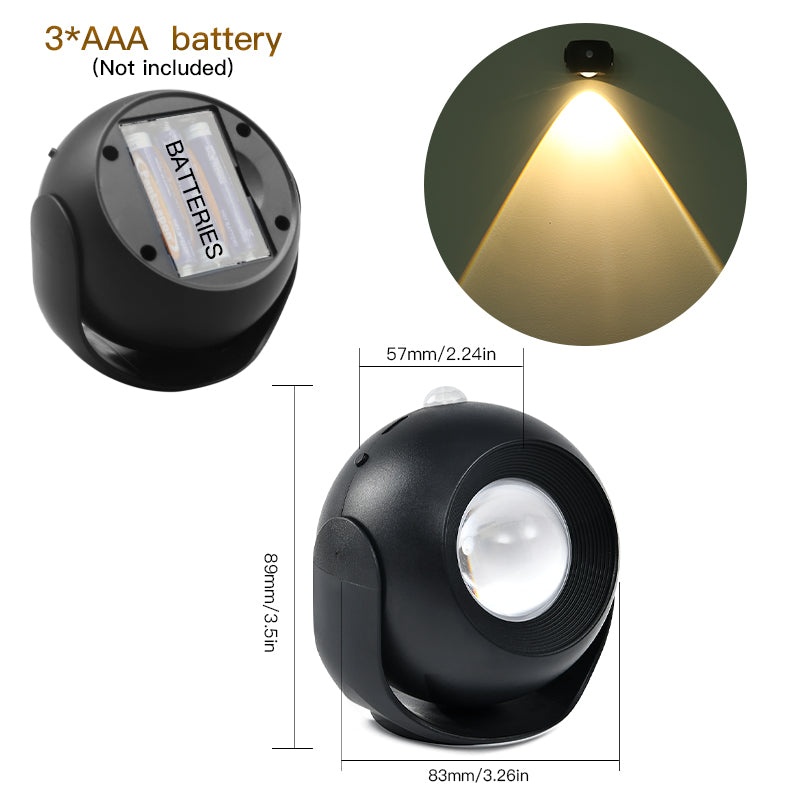Sunset Sensor Pro: Wireless Adjustable Angle Mood Lighting