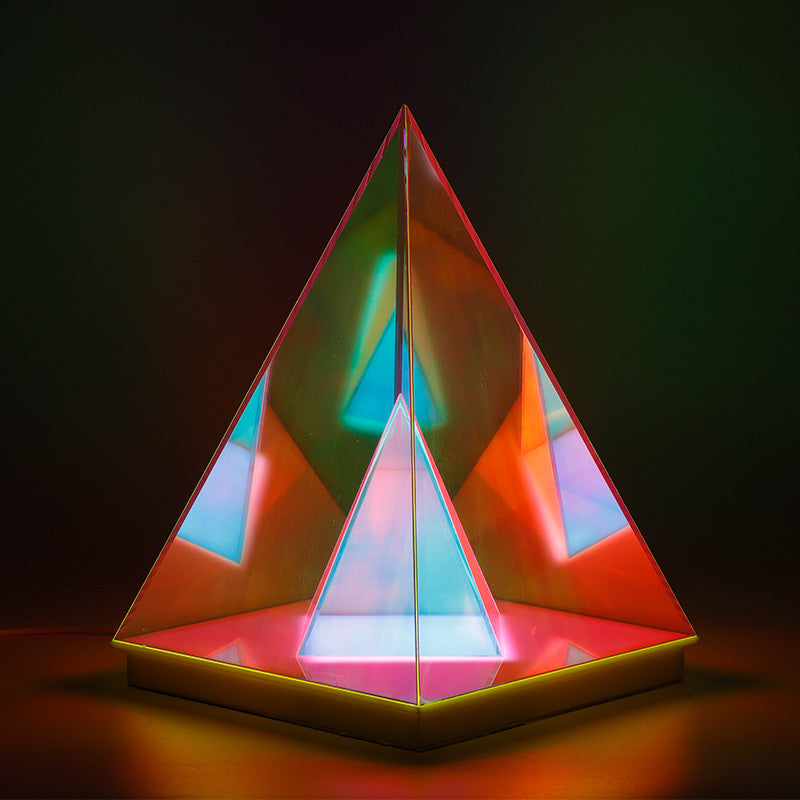 Pyramid Magic Table Lamp